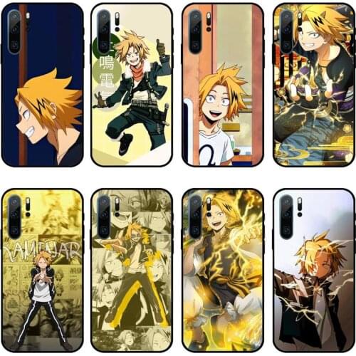 My hero academia Denki Kaminari anime Phone Case For Huawei honor Mate P 10 20 30 40 i 9 8 pro x Lite smart 2019 nova 5t