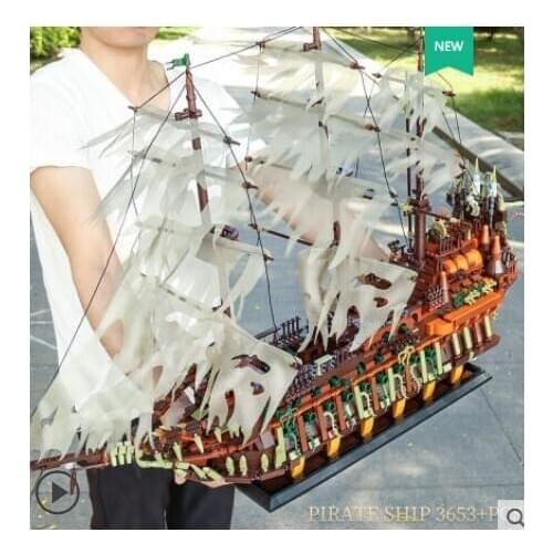 Movie Toys Ship Building Blocks Bricks Assembly Kids Christmas Gifts