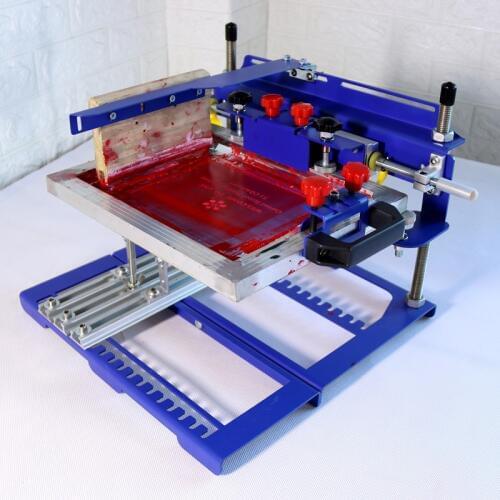 Curved Screen Printing Machine Press Silk Screen Printing Machine screen printing station
