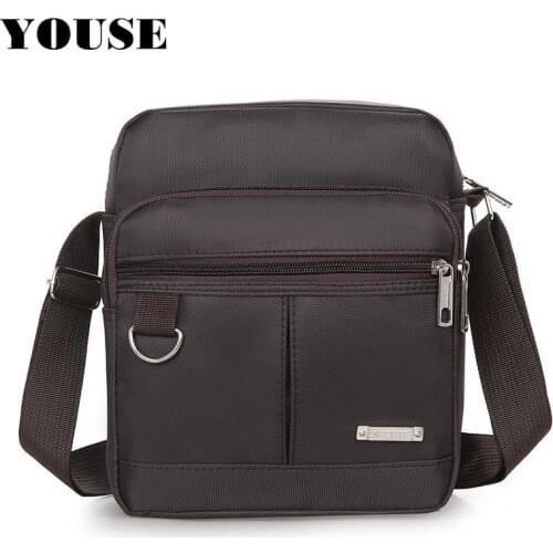 Summer Nylon Mens Bag Shoulder Crossbody Husband Purse for Phone Fashion Small Sling Backpack Chest Tactical Traveling Running