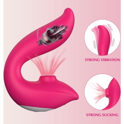 Powerful Female Sucker Dual Motor Clitoral Vagina Stimulator 12-frequency Wearable Female Masturbator Dildo Vibrator Sex Toys