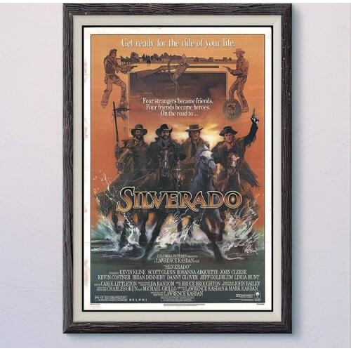 N324 SILVERADO Vintage Classic Movie Wall Silk Cloth HD Poster Art Home Decoration Gift