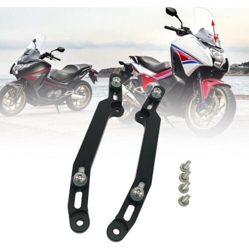 NC750D Windscreen Adjusters CNC Windshield Bracket fits For HONDA NC750D NC 750D 2017 2018 2019 Motorcycle Accessories