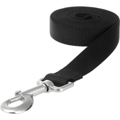 Nylon dog leash plain color 6 colors supply 1.2m*2.5cm dog rope leash high quality dog leash running