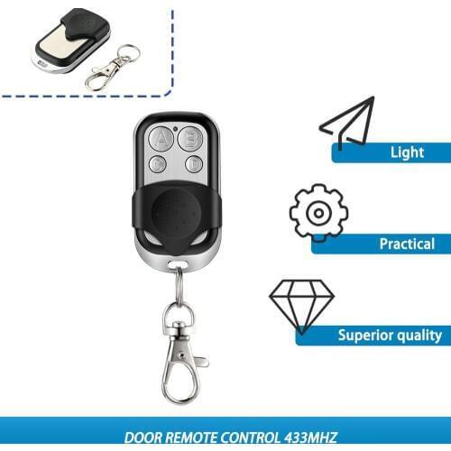 New Wireless RF Remote Control 433 MHz Electric Gate Garage Door Controller Remote Control Key Fob Controller
