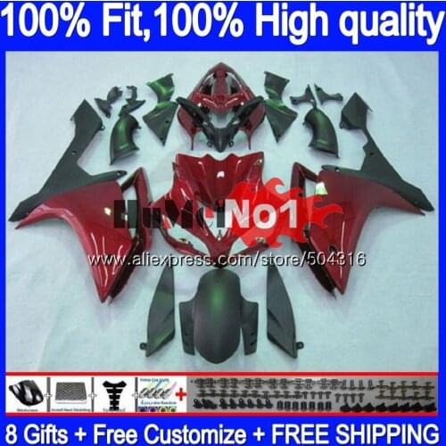 OEM Injection For YAMAHA YZF R 1 YZF 1000 YZF R1 07 56MC.100 YZF1000 YZF-1000 YZF-R1 2007 2008 YZFR1 07 08 Fairings Metal red