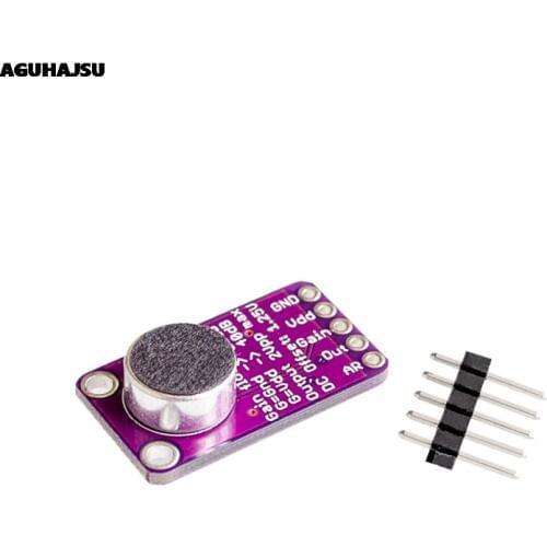 MAX9814 Microphone AGC Amplifier Board Module Auto Gain Control for Arduino Programmable Attack and Release Ratio Low THD