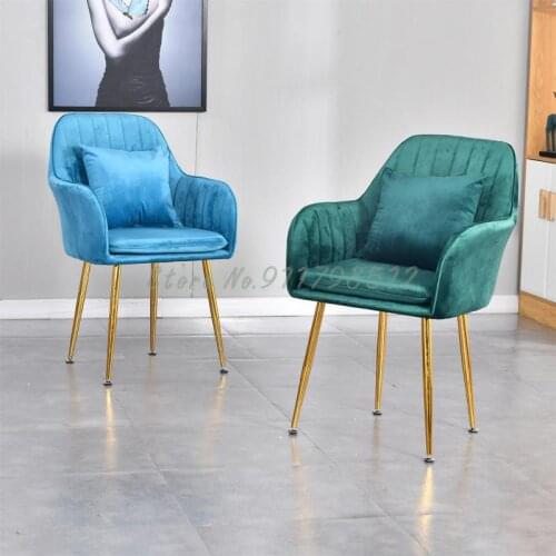 Nordic light luxury chair backrest bedroom girl home net red makeup stool dressing table modern minimalist ins style