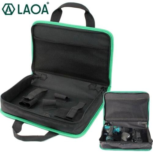 LAOA Electric Drill Bag 600D Water-proof Oxford Handbag Thicken Electric Drill Pockets