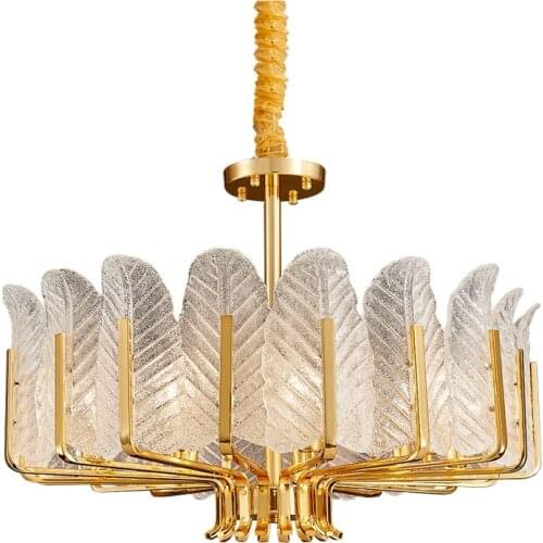 Postmodern LED Chandelier Ceiling Glass Luxury Hanging Lights Nordic living Room Restaurant Luminaires Hotel Lobby Deco Fixtures