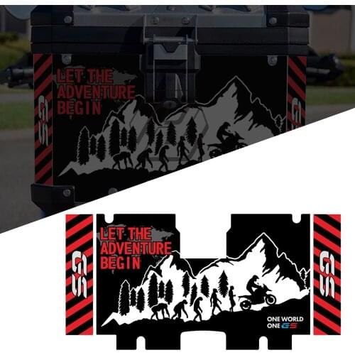 Top Case Reflective Decal Fits for BMW Adventure Aluminum Box Sticker