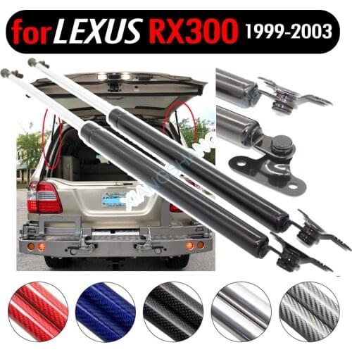 CARBON FIBER for Toyota Landcruiser 100 series FOR Lexus LX470 1998-2007 2pcs Tailgate Gas Struts Spring Lift Supports 510 MM