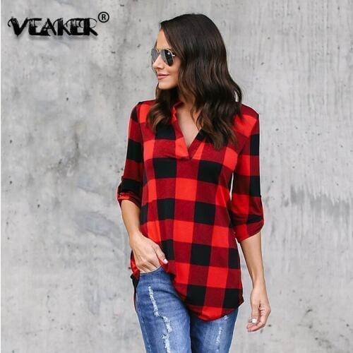 Женские белые рубашки VEAKER China At AliExpress