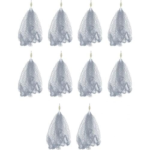 10Pcs/Set Versatile Excellent Elasticity Strong Bearing Capacity Nylon Trap Bead Spring Shoal Netting Outdoor Equipment