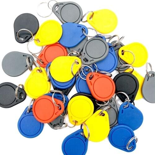 100pcs/Lot 13.56MHz Rewrite 0 Block UID RFID Tags Writable ISO14443A Key Fob Used to Copy Mif Card