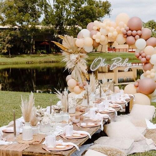116pcs Arch Garland Latex Balloon Kits DIY Latex Rose Gold Balloons Baby Shower Birthday Party Supplies Wedding Decoration