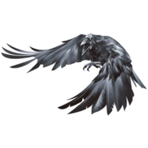 175MM×100MM Flower Arm Tattoo Sticker Personality Tattoo Sticker Waterproof Male Lasting Simulation Eagle