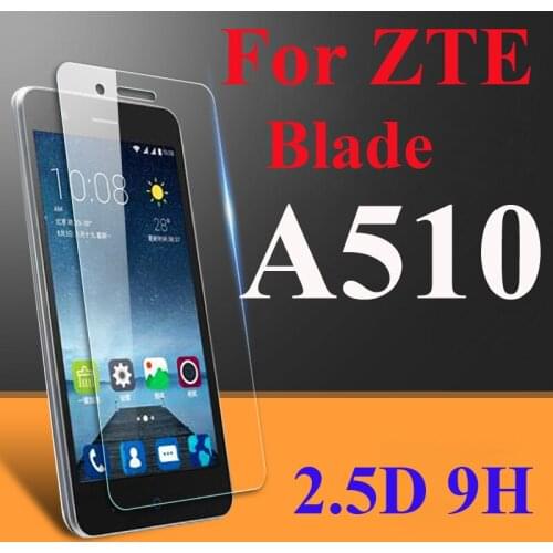 20Pcs 2.5D Ultra-thin Screen Protector Tempered Glass On The For ZTE Blade A510 A510T BA510 A 510 Toughened Glass Film