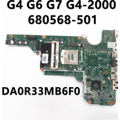 For HP G4 G6 G7 G4-2000 G6-2000 G7-2000 DA0R33MB6F0 DA0R33MB6F1 Laptop motherboard 680568-501 680568-001 684654-001 full Tested
