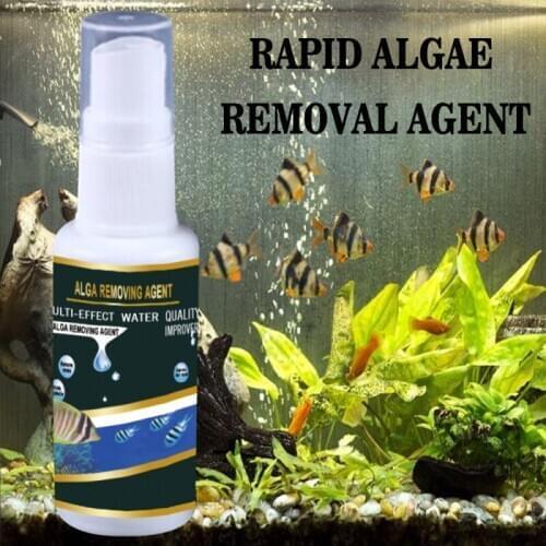 30ml Aquarium Aquatic Algaecide Control Fish Tank Moss High Effective Safe Remover Purification Water Safe Nuisance Algae Remove