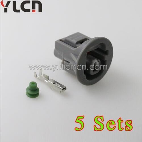 Free Shipping 5 Sets1 Pin Toyota 2JZ K20Z3 Connector 7283-1114-30
