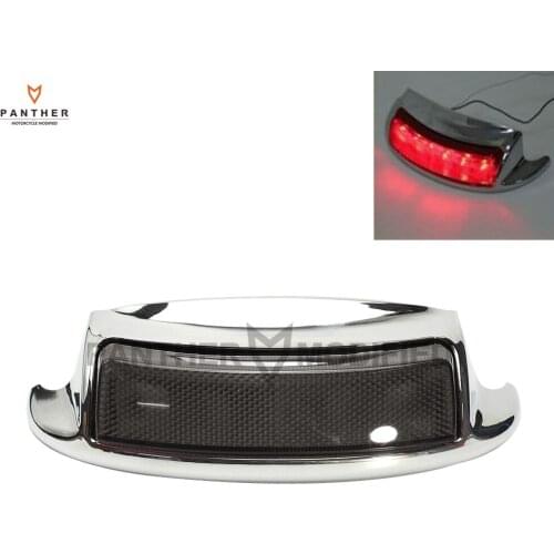 SmokeLens Motorcycle Rear Fender Tip Light Case for Harley Electra Glide FLHTC FLHT FLHTCU FLHTK 2009-2013