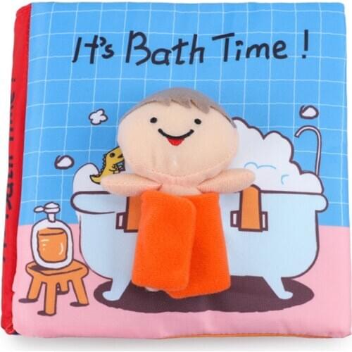Baby Cloth Book Toddler Newborn Soft Cloth Books Children Early Cognitive Development Educational Quiet Bath Potty Books Toys