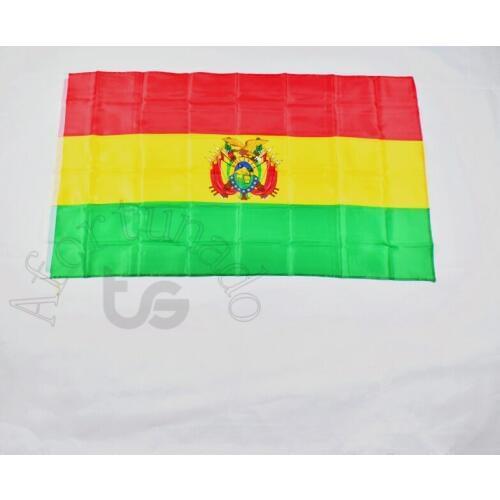 Bolivia 90*150cm Bolivian flag Banner 3x5 Foot national flag for meet,Parade,party.Hanging,decoration