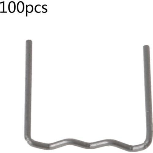 Hot Stapler 100 pcs 0.8mm Flat Staples For Car Bumper Spoiler Weld Repair Tools