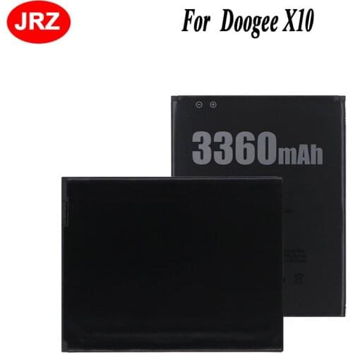 JRZ For Doogee X10 Phone Battery 3360mAh Hight Capacity 3.8V Top Quality Replacement Batteries