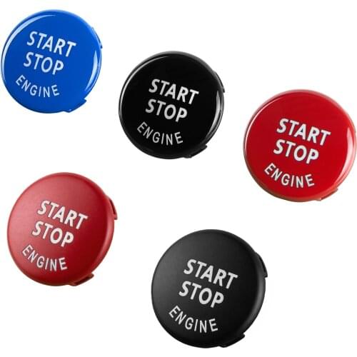Car START STOP ENGINE Button Switch Replace Cover Accessory for BMW E Chassis X1 X5 E70 X6 E71 Z4 E89 E90 E91 E60