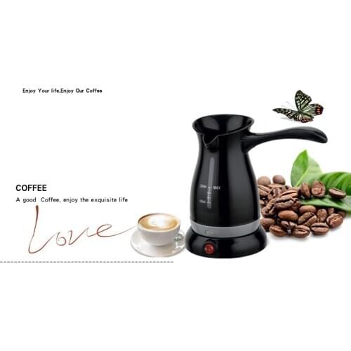 Coffee Maker Electrical Stainless Steel Coffee Pot Cafeteira Expresso Food Grade Turkey Style 250ML
