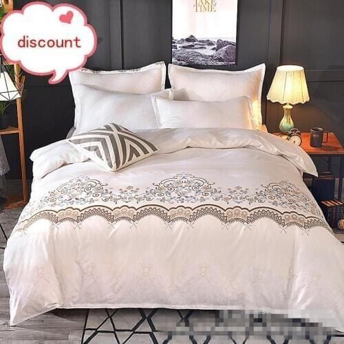 Fashion Simple Style home bedding sets bed linen duvet cover flat sheet Bedding Set Winter Full King Single Queen,bed set 2019