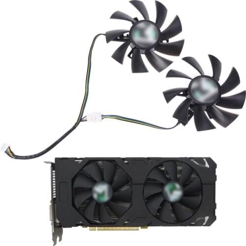 2021 New 85MM Ball Bearing durable GPU Cooler Fan For Maxsun GTX1060 GTX1070Ti GTX1070 Palit GTX1080 Dual Graphics Cards fan