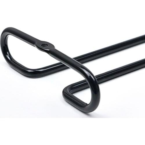 Single Row Suspension Hanging Wine Glass Holder Inverted Shelf Under Mounted on Cabinet Glass Storage Metal Hanger