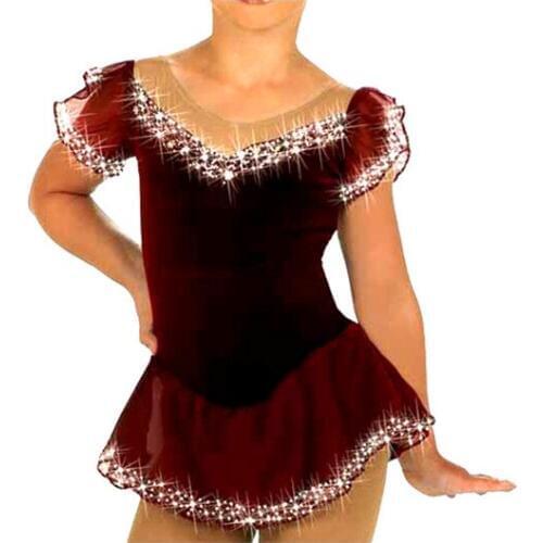 Figure Ice skating dress/Baton Twirling leotard/Tap/Dance Costume Made to Fit