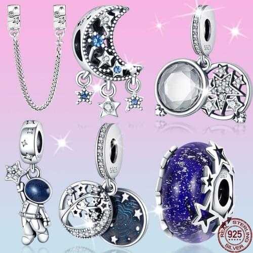 Hot Sale 100% Real 925 Sterling Silver Magic Eye with Zircon Beads Charm Fit Original 3mm Bracelets DIY Jewelry Making For Women