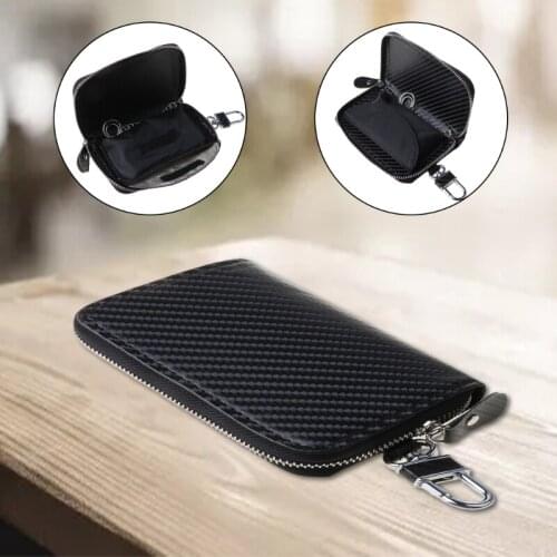 X7AE Anti-theft Car Key Fob Guard RFID Signal Shielding Blocker Security Box Signal Blocking Pouch Protector Shield