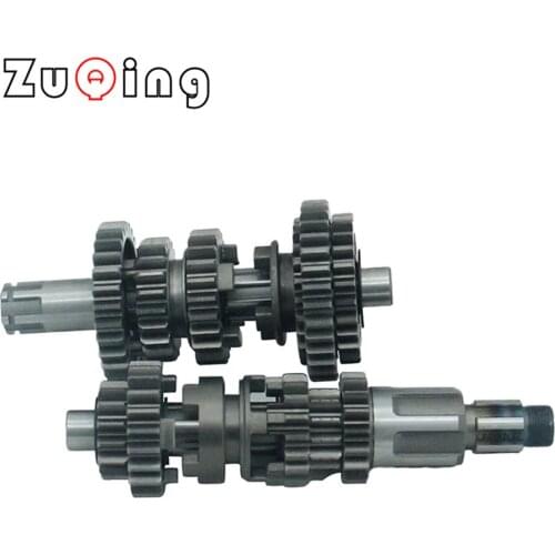 Dirt Bike CB250 Reverse Gear 4+1 Main Counter Shaft Transmission Gear Box Fit For Loncin CB250 Reverse Gears 4+1 Engines ZB-117