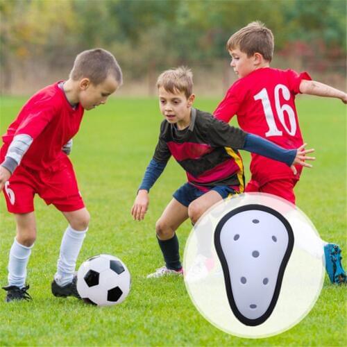 Football Sanda Crotch Protection Boys Men Sports Breathable Hollow Out Crotch Protector Guard Taekwondo Kick Boxing Protect