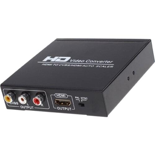 1080P HDMI to AV scaler HDMI to HDMI composite AV splitter converter for PS5 PS4 pro apple tv with audio out