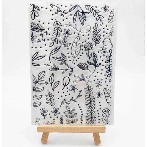 11x16CM Dream of flowers transparent seal clear stamps silicone seal roller stamps DIY scrapbook album / card production