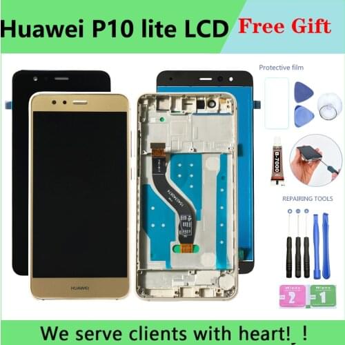 5.2" For Huawei P10 Lite P10Lite WAS-LX2 WAS-LX2J WAS-LX1A WAS-L03T WAS-LX3 LCD Display Touch Screen Digitizer Assembly
