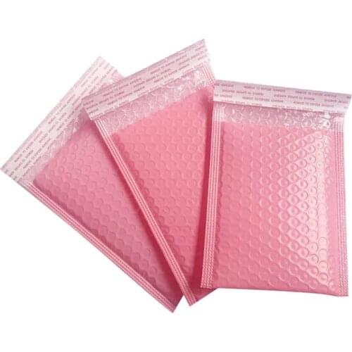 50Pcs/Set Bubble Mailers Bubble Padded Envelopes Pink Padded Envelopes Self Seal Poly Mailer Envelopes Gift Bag Courier bag