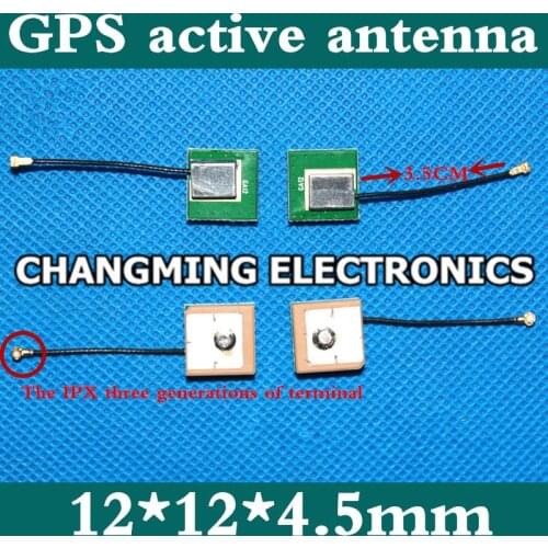 GA12 GPS active antenna 12*12*4.5mm Built-in GPS antenna Smart wear watches Q50 positioning(working 100% Free Shipping)1PCS