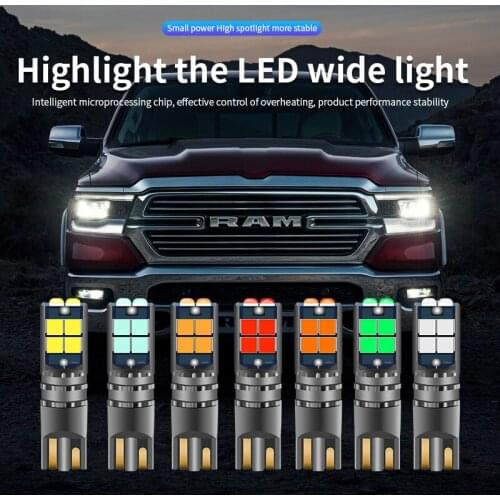 2pcs Car LED Clearance Light W5W T10 For focus fiesta hyundai i30 solaris tucson ix35 creta getz elantra santa fe i40 Lamp Bulb