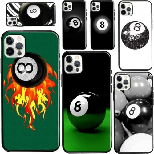Eight Ball Case For iPhone 11 Pro Max 12 mini 12 Pro Max 6S 7 8 Plus SE 2020 X XR XS Max Phone Cover
