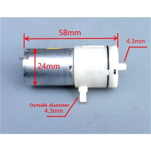DC 12V Micro Vacuum Pump Electric Pumps Mini Air Pump Pumping Booster For Medical Treatment Instrument