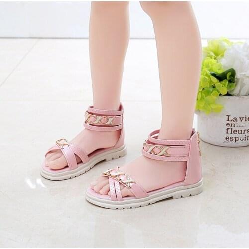 Children Summer Beach Sandals Sport Girl Sandals Kids Princess Shoes Fashion Roman Sandals 2021 3 4 5 6 7 8 9 10 11 12 Year Old