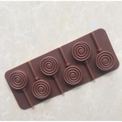 6 even donut baking mould with silica gel mold DIY lollipop Bang Bang